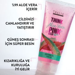 Thalia %99 Pink Aloe Vera Özlü Yatıştırmaya & Rahatlatmaya Yardımcı Vücut Bakım Jeli 200ml - Thumbnail