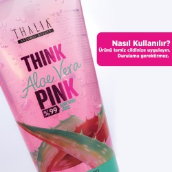 Thalia %99 Pink Aloe Vera Özlü Yatıştırmaya & Rahatlatmaya Yardımcı Vücut Bakım Jeli 200ml - Thumbnail