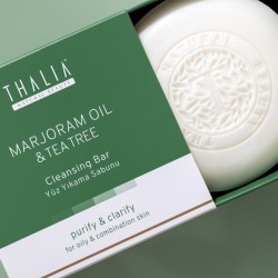Thalia Akne Gidermeye & Gözenek Sıkılaştırmaya Yardımcı Doğal Katı Sabun 120 gr Mercan Köşk (Marjoram) - Thumbnail