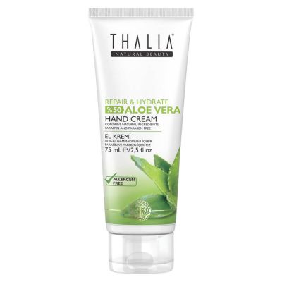 Thalia - Thalia Onarıcı Etkili %99 Aloe Vera Özlü El Bakım Kremi - 75 ml - SD