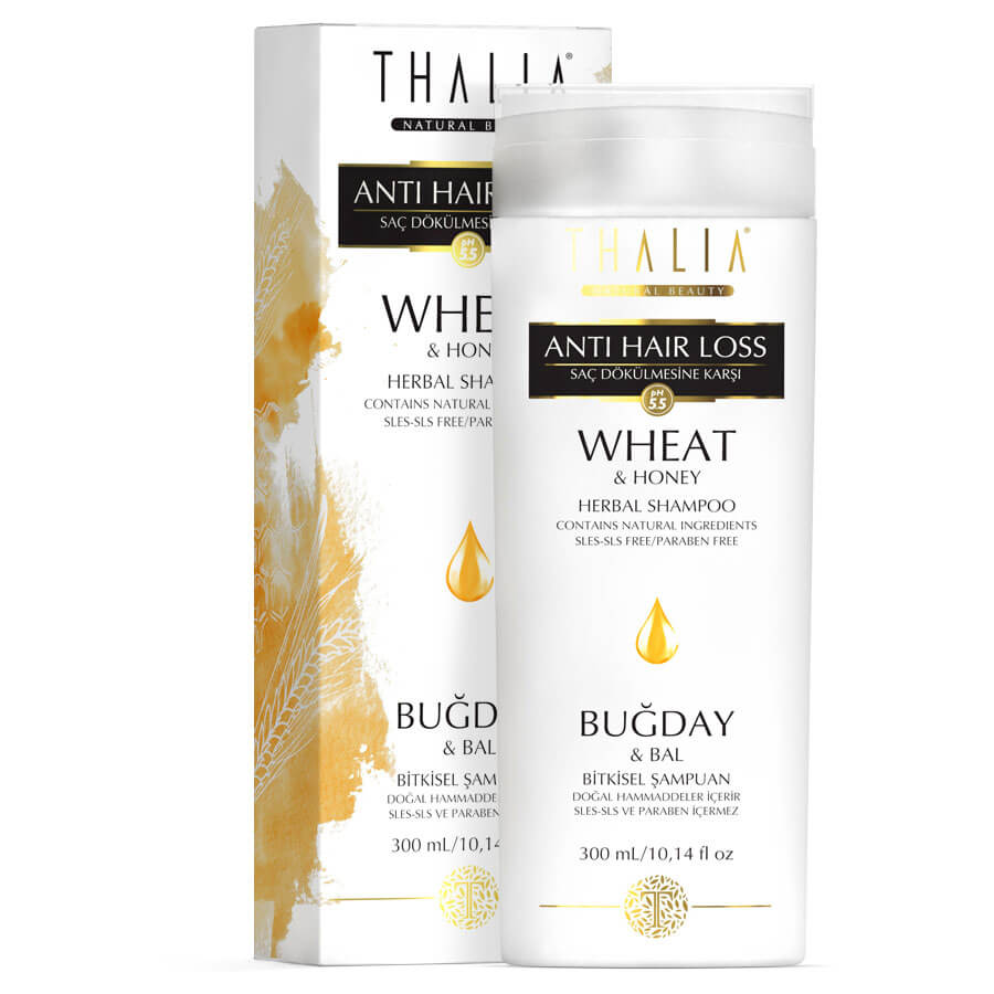 Thalia Saç Dökülmesine Karşı Etkili Buğday ve Bal Özlü Şampuan - 300 ml