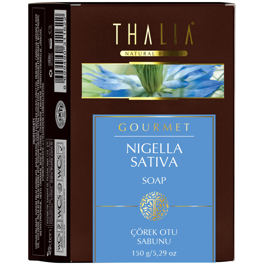 Thalia Akne Karşıtı Çörek Otu Özlü Doğal Katı Sabun - 150 gr