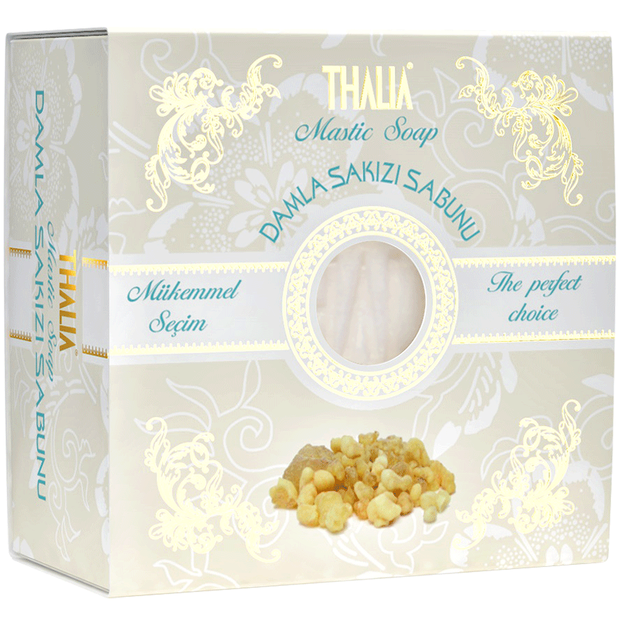 Thalia Sıkılaştırmaya Yardımcı Damla Sakızı Özlü Doğal Katı Sabun - 150 gr