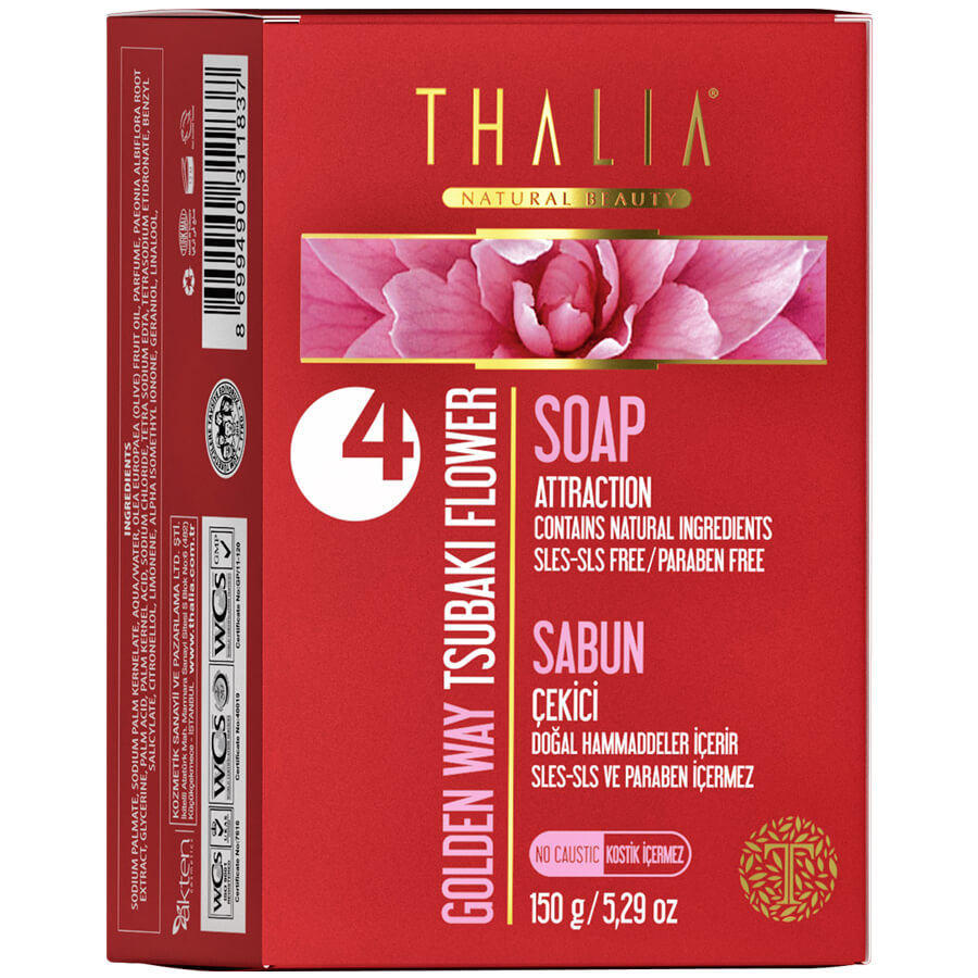 Thalia Golden Way (Japon Gülü Yağı) Katı Sabun 150 g / Paraben İçermez