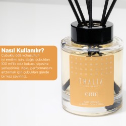 Thalia Home Portakal Çiçeği & Vanilya Kokulu Çubuklu Oda Kokusu 100ml - Thumbnail