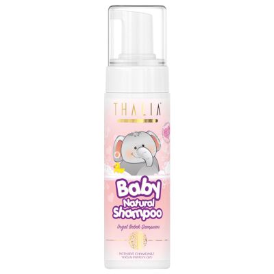 Thalia - Thalia Doğal Özlü Köpük Bebe Şampuanı Saç ve Vücut 200ml - Pink