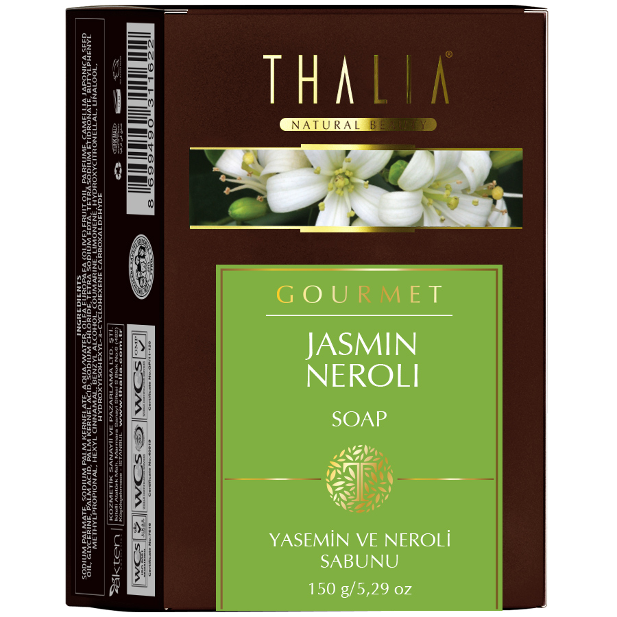 Thalia Akne Karşıtı Neroli & Yasemin Özlü Doğal Katı Sabun 150 gr