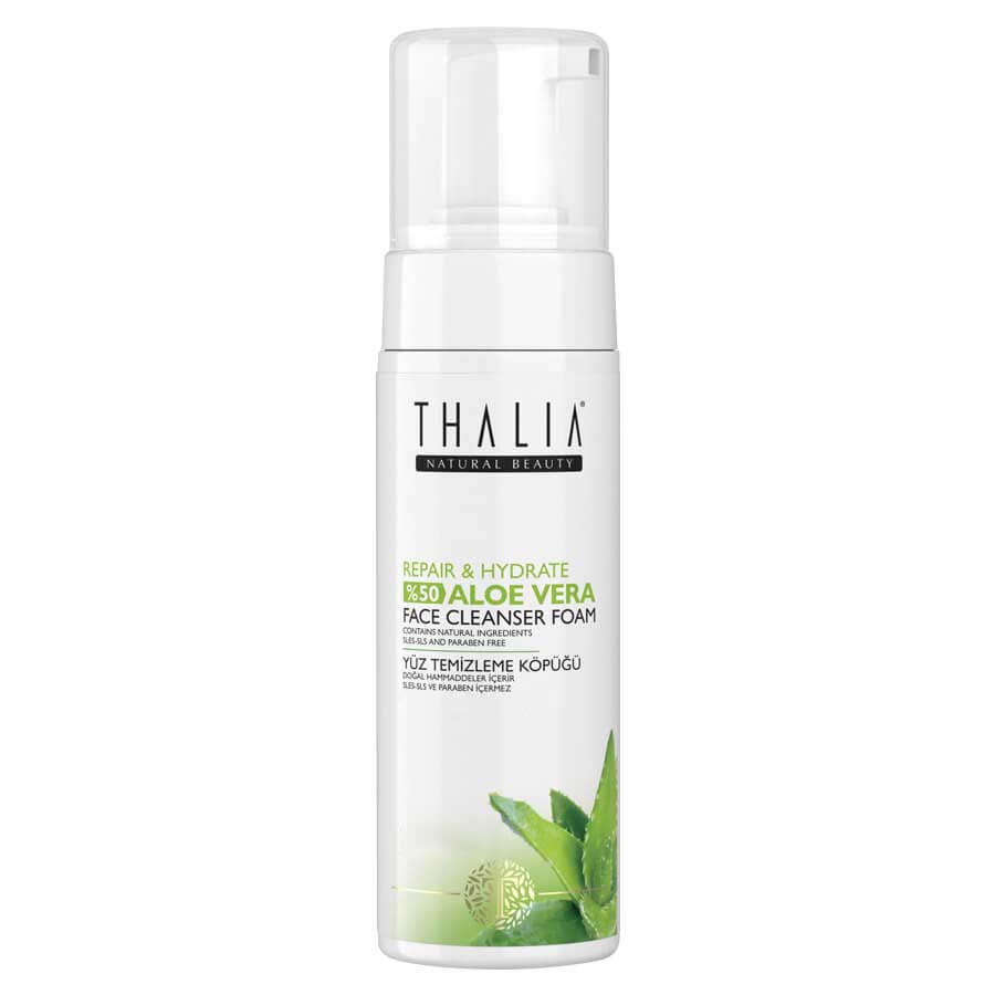 Thalia Onarmaya Yardımcı %50 Aloe Vera Özlü Yüz Temizleme Köpüğü - 150 ml