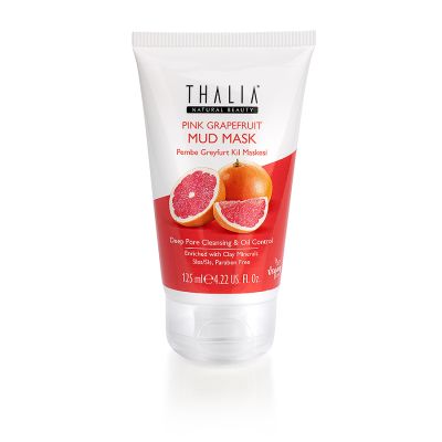 Thalia - Thalia Canlandırıcı & Arındırıcı Etkili Pembe Greyfurt Özlü Kil Maskesi 125 ml