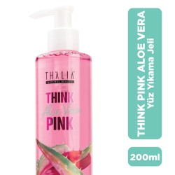 Thalia - Thalia Pink Aloe Vera Özlü Hiyalüronik Asitli Nemlendiricili Yüz Yıkama Jeli 200ml