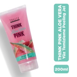 Thalia - Thalia Pink Aloe Vera Özlü Nemlendirici & Canlandırıcı Yüz Peeling Jel 200ml 