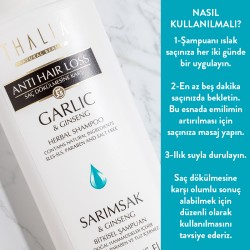 Thalia Güçlendirici Sarımsak ve Ginseng Özlü Saç Bakım Şampuanı - 300 ml - Thumbnail