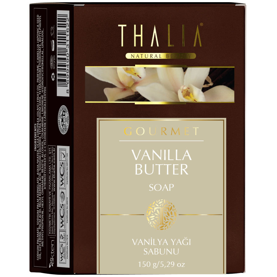 Thalia Besleyici Etkili Vanilya Butter Özlü Doğal Katı Sabun - 150 g